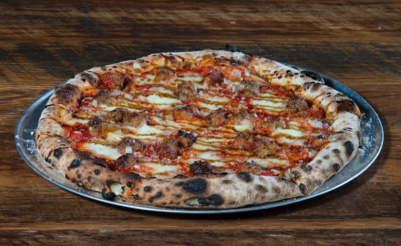 Veggie supreme pizza loaded with fresh vegetables
