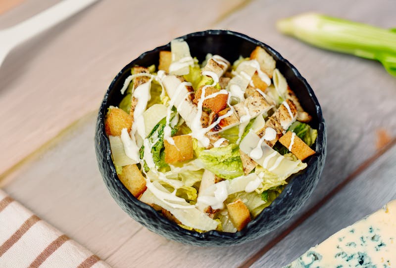 Fresh salads and sides at Mod Pizza restaurant